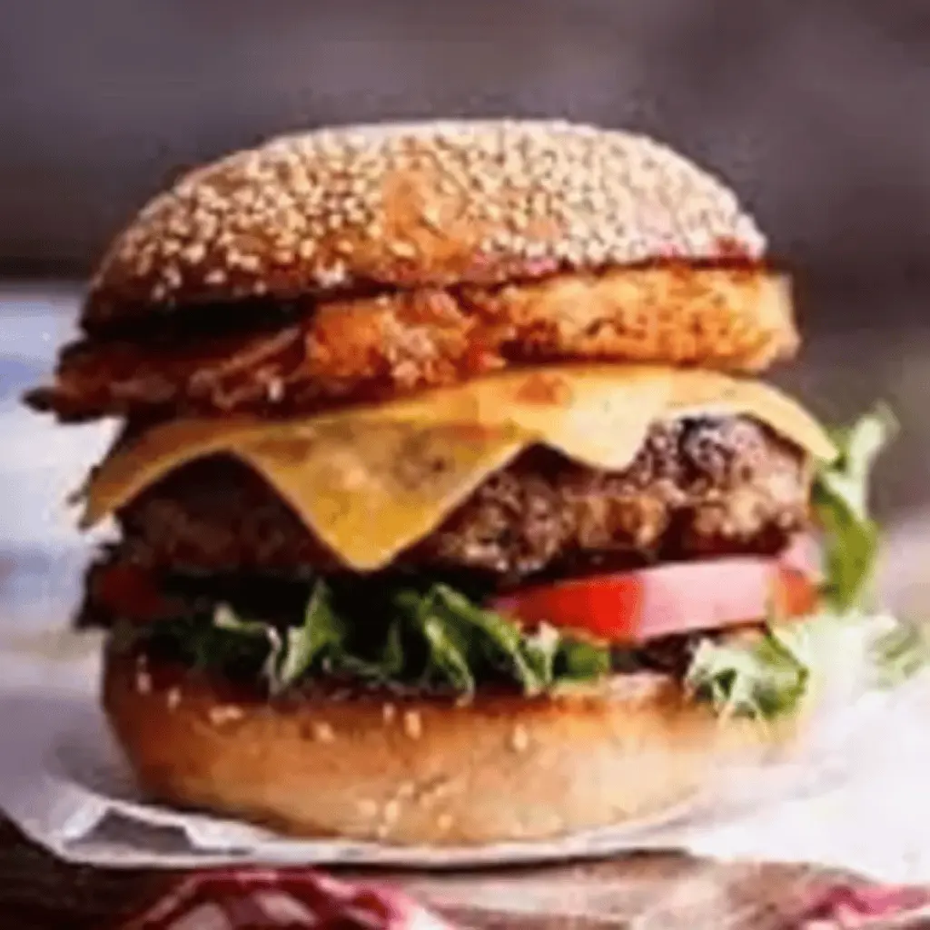Mixed Chicken and Beef Burger