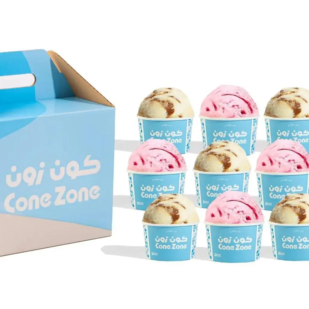 Ice Cream Tub with 1 Add-on