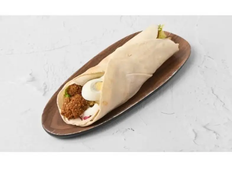 Mixed Falafel With Hummus And Egg
