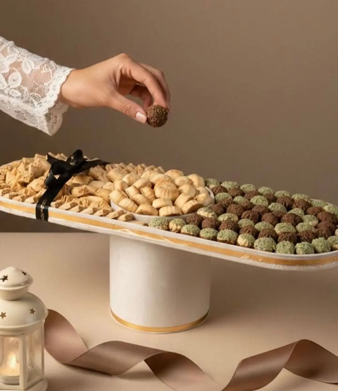 Kottouf Oriental Rectangular Tray