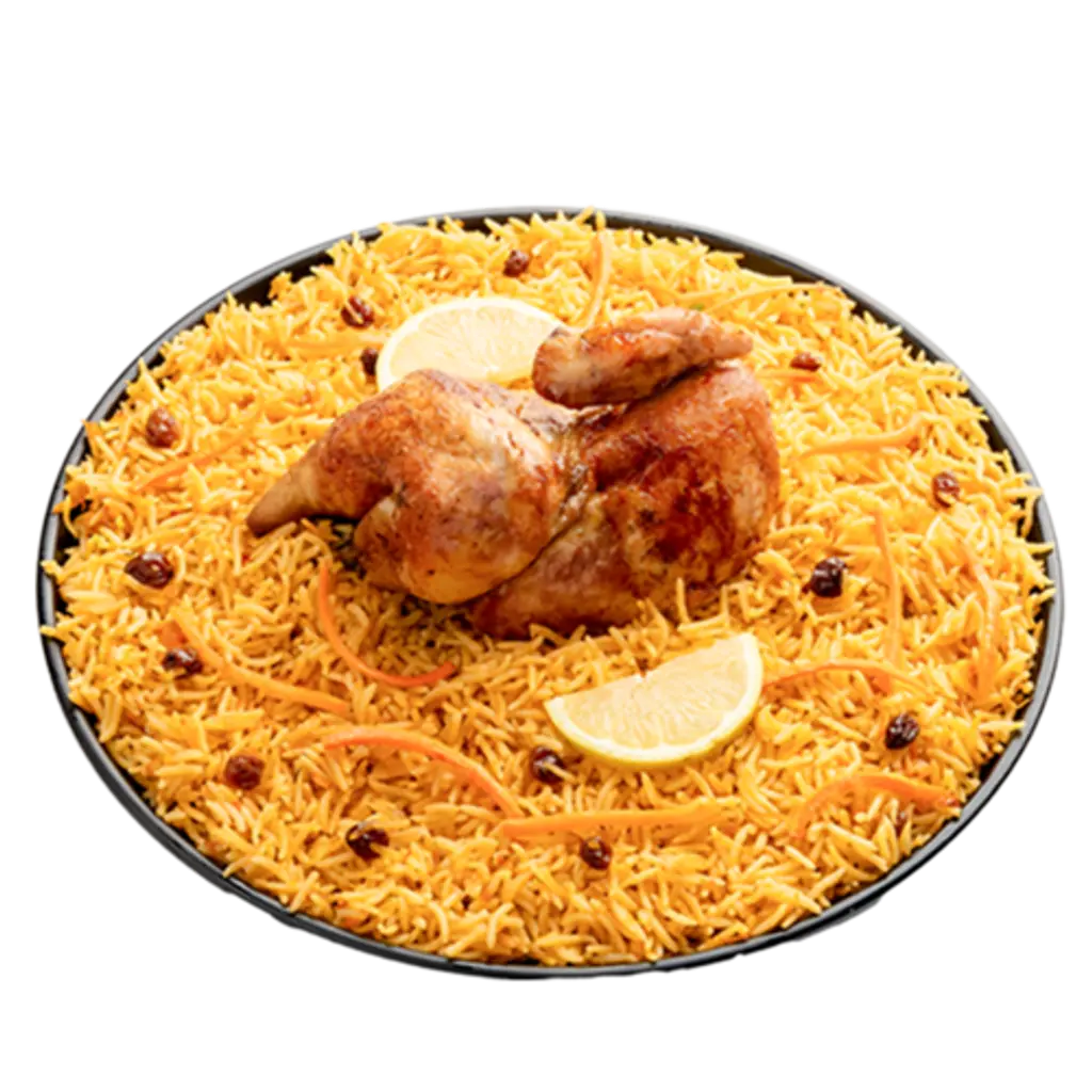 Half Roast Chicken with Bokhary Rice