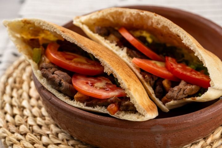 Taghmees meat sandwiche