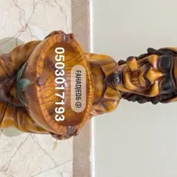 مجسم طفاية بوب مارلي لون خشبي