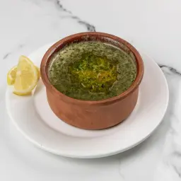 Shrimp Mulukhiyah Casserole