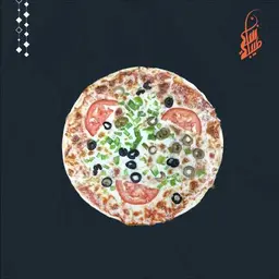 Vegetable pizza-