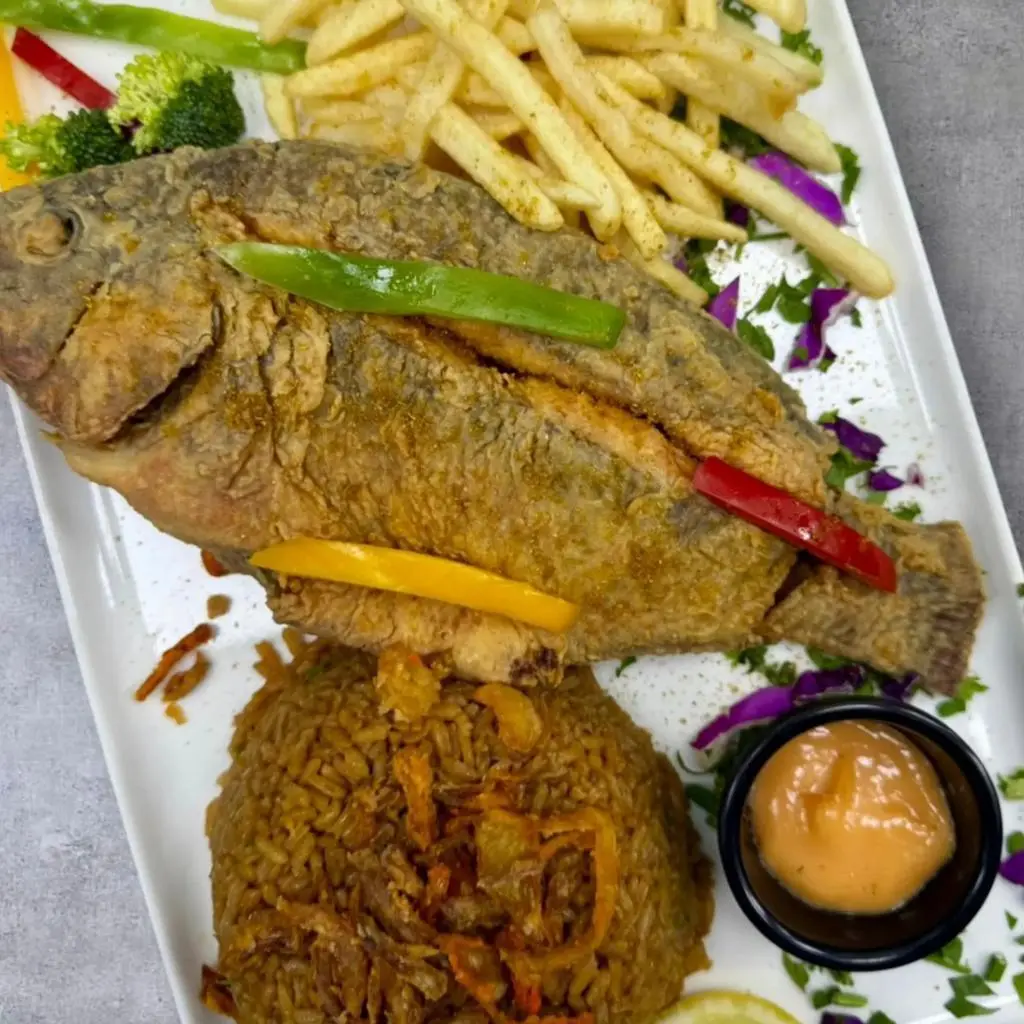 وجبة سمك بلطي