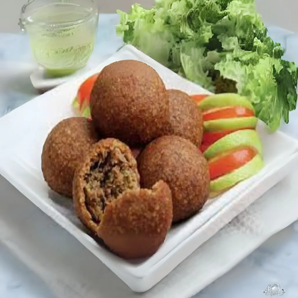Meat Kibbeh Platter