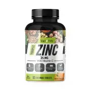 LAPERVA ZINC PLUS 25MG VIT C ORANGE 60CHEW TABS