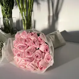 Pink Damask Rose Bouquet