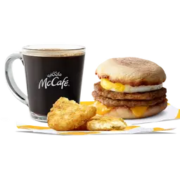 Double - Up Sausage with Egg McMuffin Meal