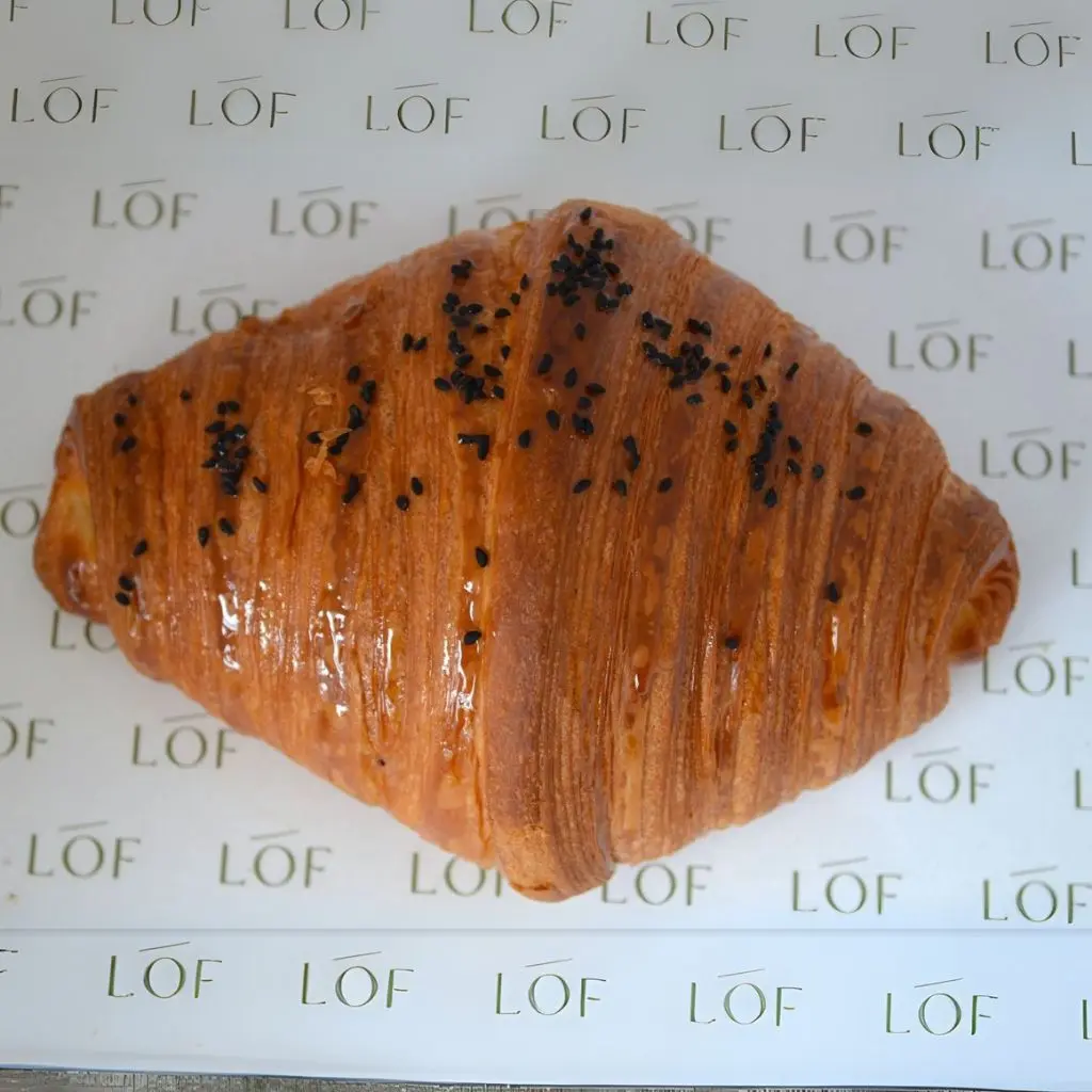 Feta Croissant with Honey