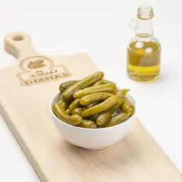 Baby Pickled Cucumbers with Cauliflower