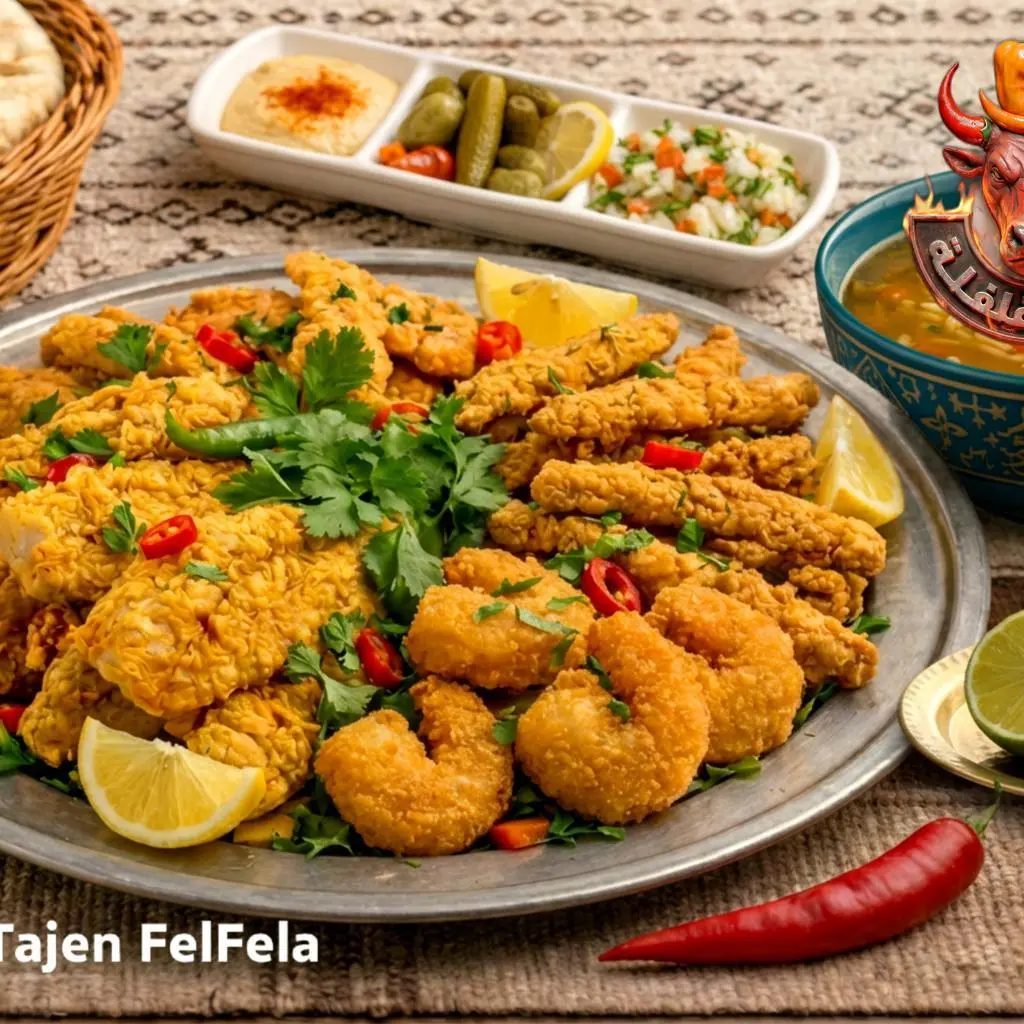 صحن جمبري مقلي