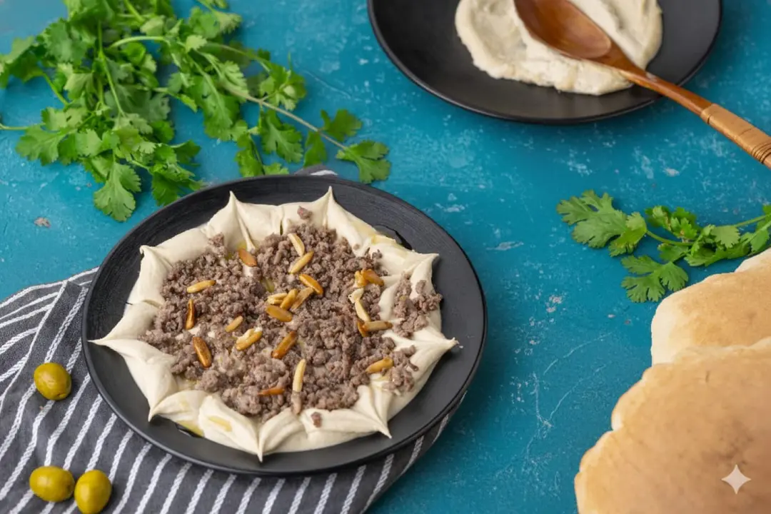 Hummus with Meat