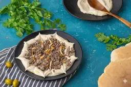 Hummus with Meat