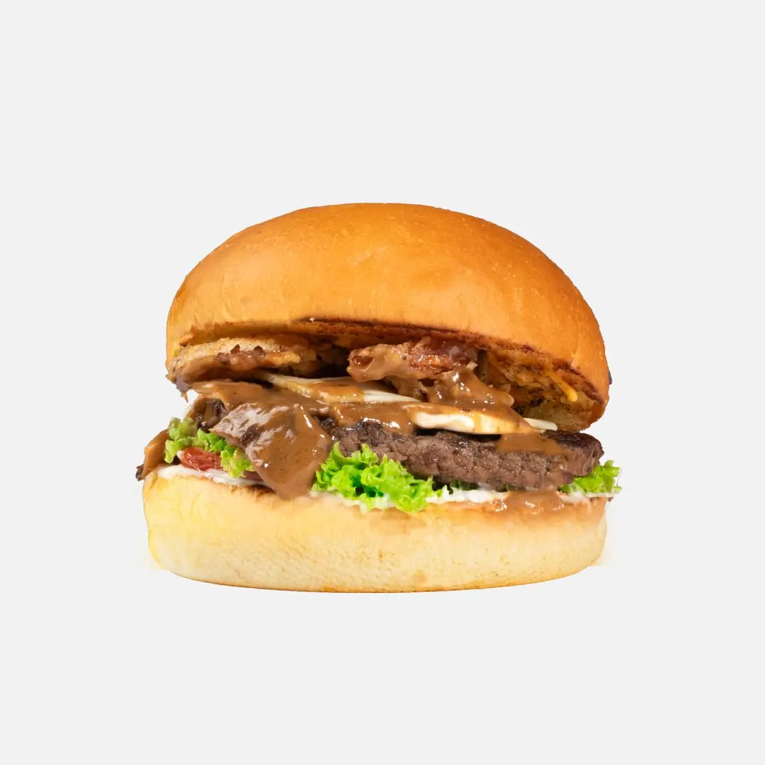 Creamy Mushroom Burger