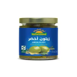 Natureland Green Olives in Olive Oil