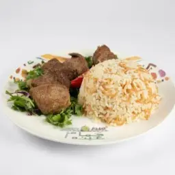 لحمة محمرة مع ارز