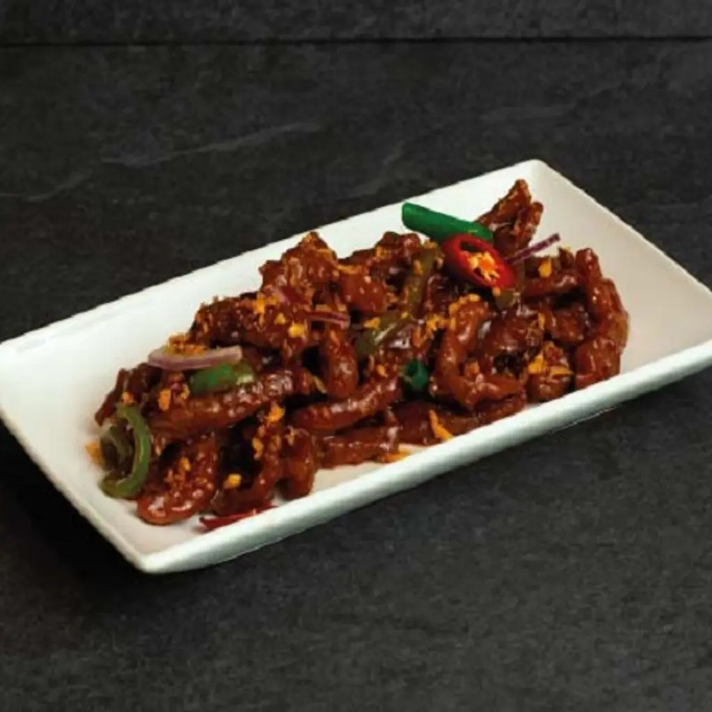 Beef In Garlic And Chili Sauce