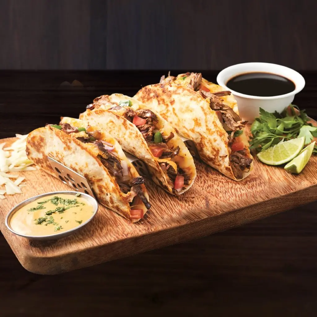 BRISKET QUESADILLA DIPPERS