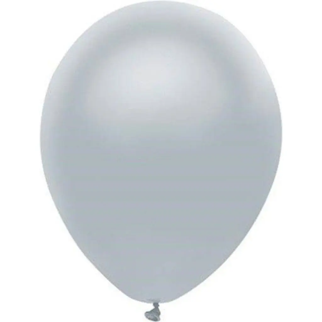 Silver balloons