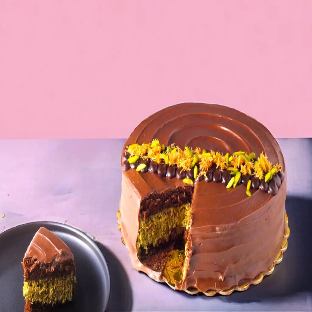 Dubai Chocolate Cake