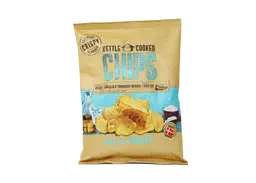 KETTLE COOKED CHIPS SALT & VINEGAR 150G