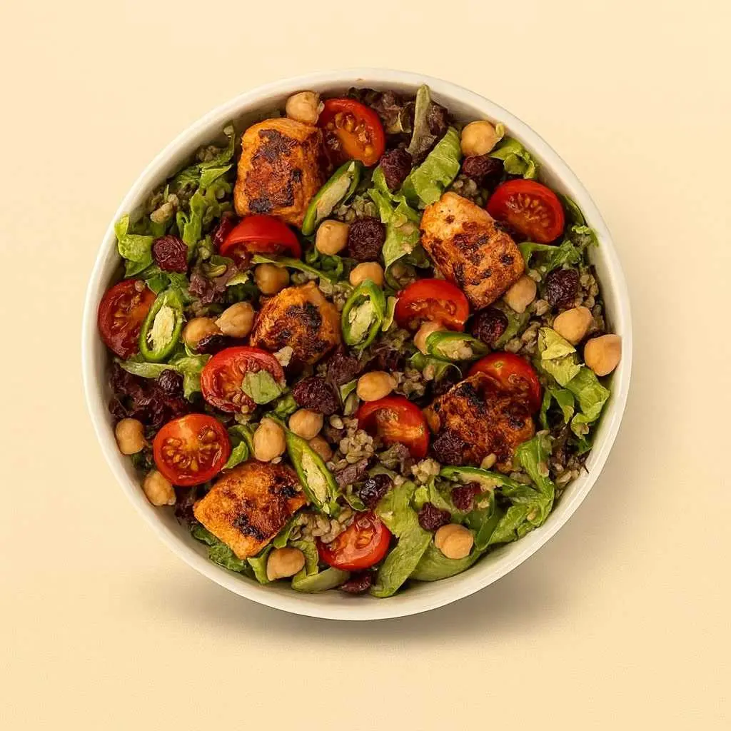 Freekeh Tawook Salad