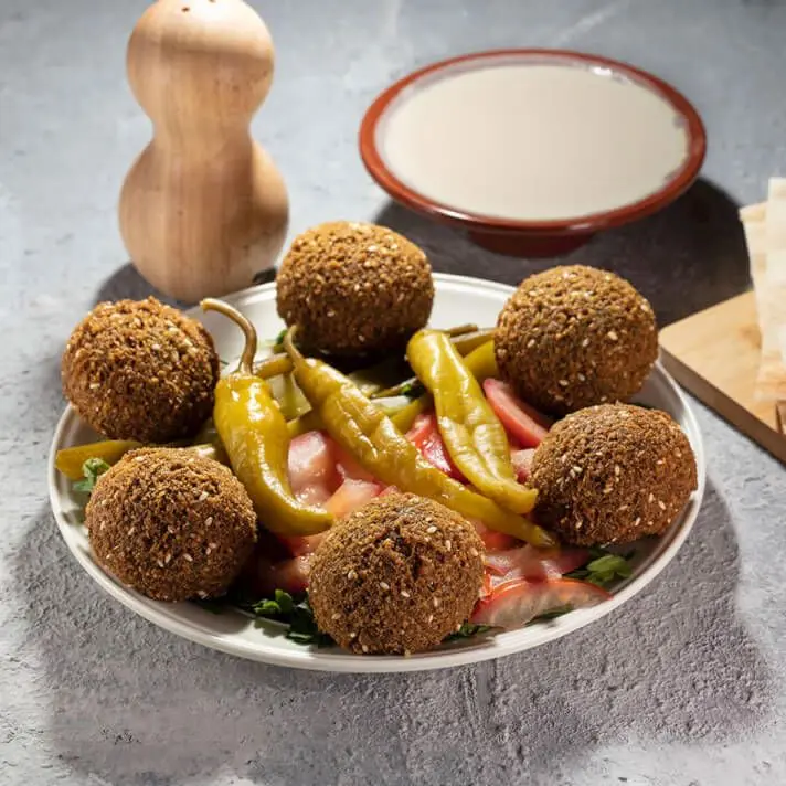 صحن فلافل