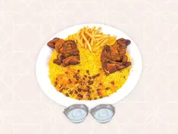 حبة دجاج كريزي مع رز بخاري