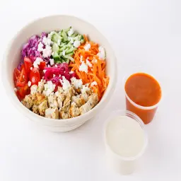طبق دجاج البافلو