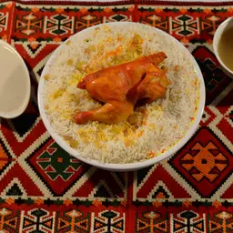Half Chicken Mandi With Rice