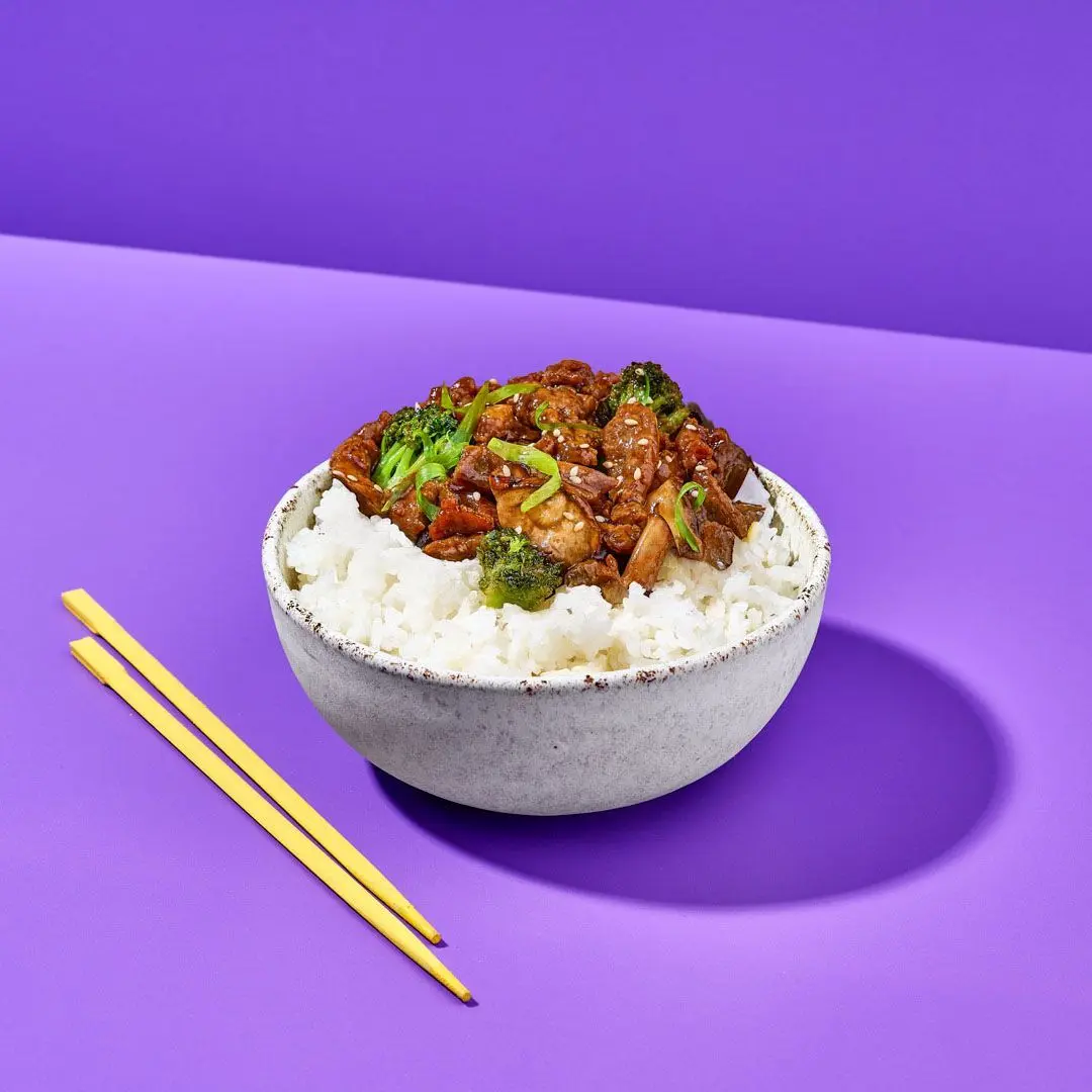 Mongolian Beef with Rice