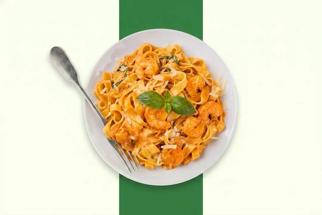 Shrimp Rosé Tagliatelle