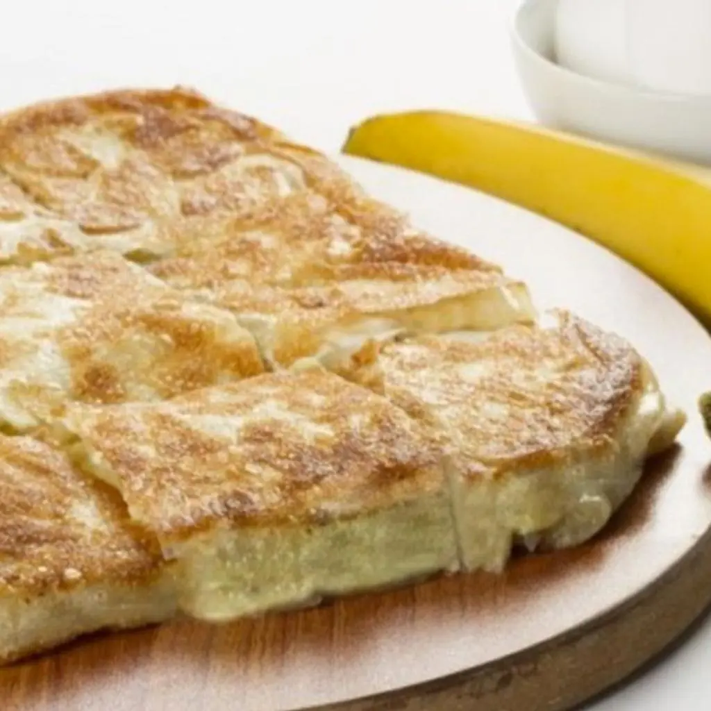 Clotted Cream and Banana Mutabbaq