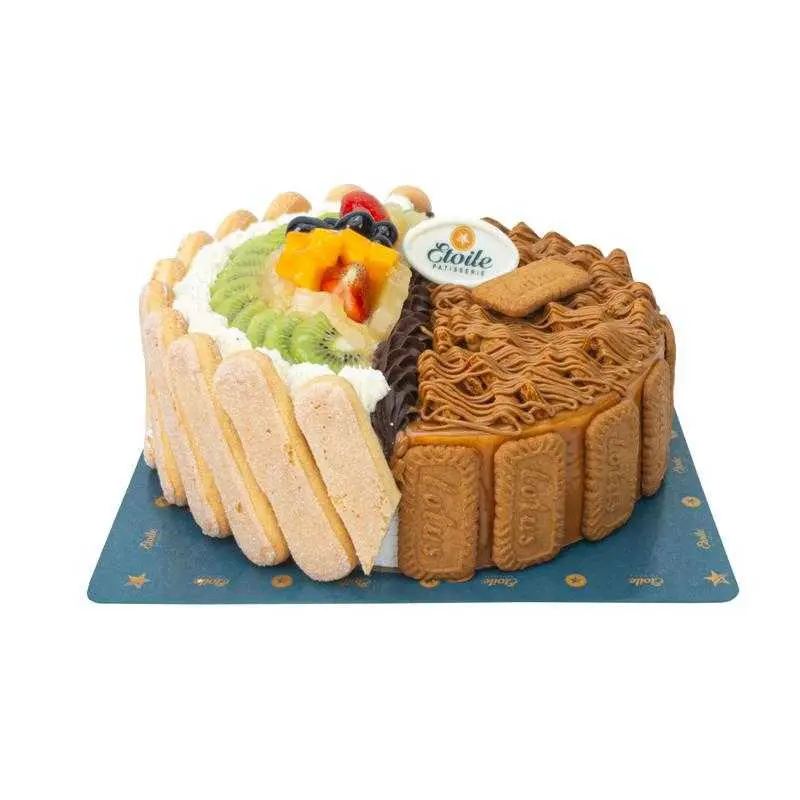 Fruits & Lotus Duet Cake