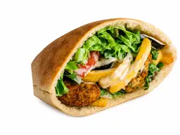 Falafel Sandwich Arabic Bread