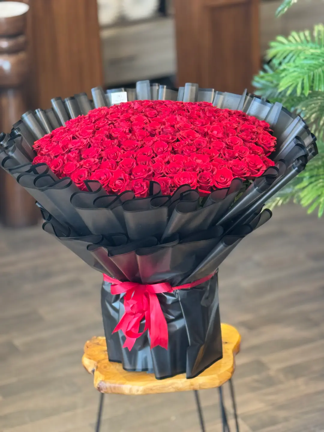 The giant bouquet