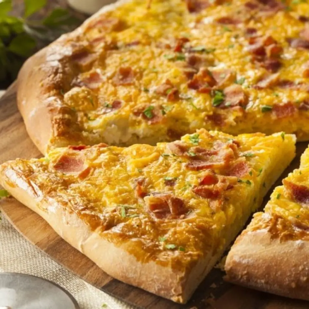 Cheese Egg Pizza
