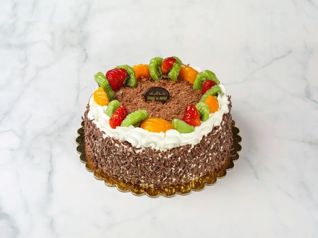 Chocolate Cake with Fruits Small