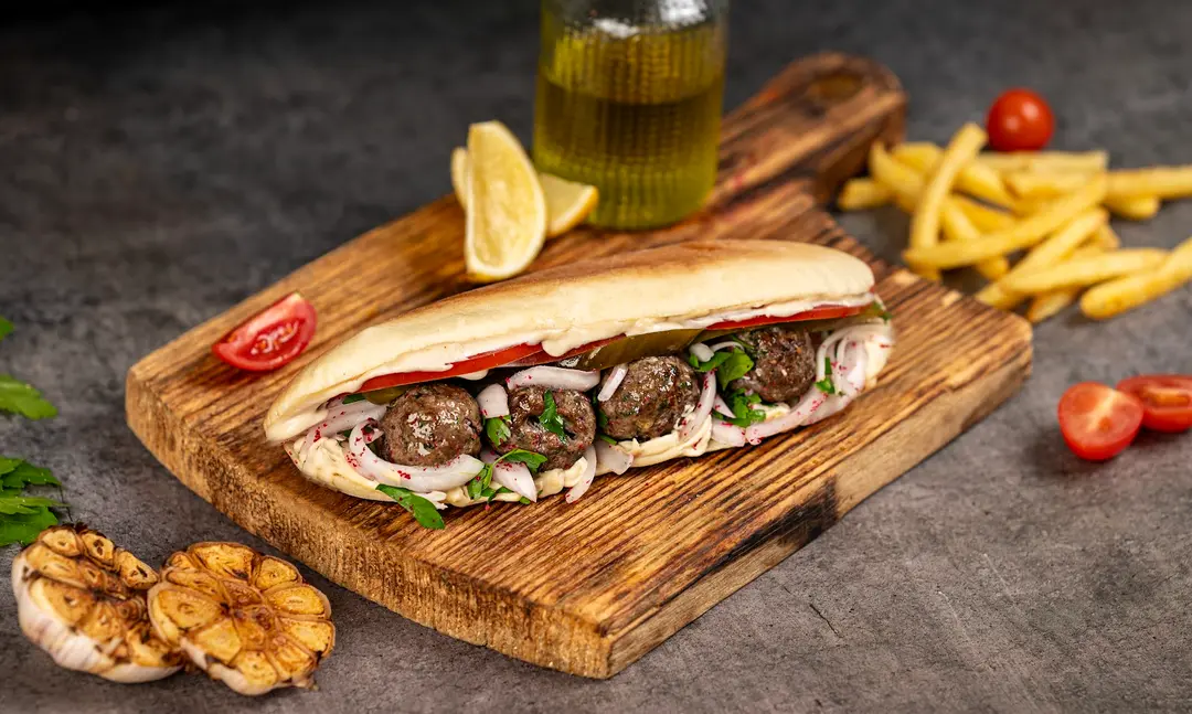 Meat Kofta Sandwich