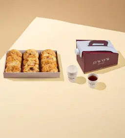 Mixed sandwiches (12 pieces) + thermos of tea