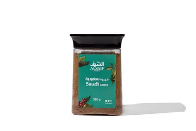 علبة قهوة السيف سعودية حمصة وسط ٣٥٠ جم