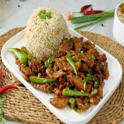 Chicken Chilli with Fried Rice