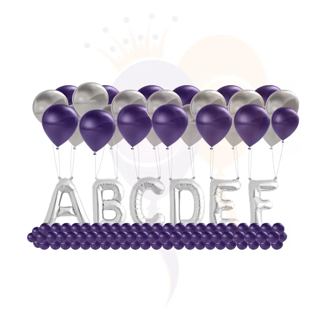 تصميم حروف طائرة (6 حروف)