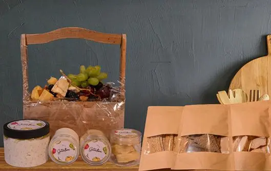 The cheese platter