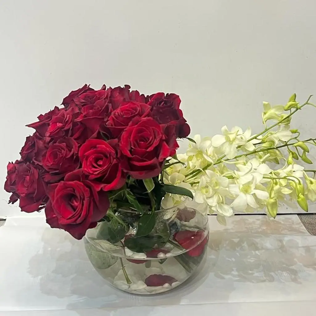Red Vase