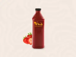 Family size fresh strawberry juice