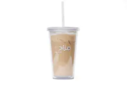 Ice Shaken White Mocha transparent cup