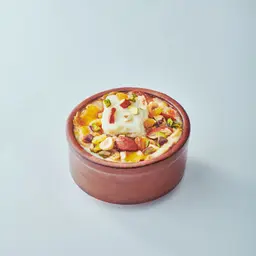 Umm Ali cream + nuts